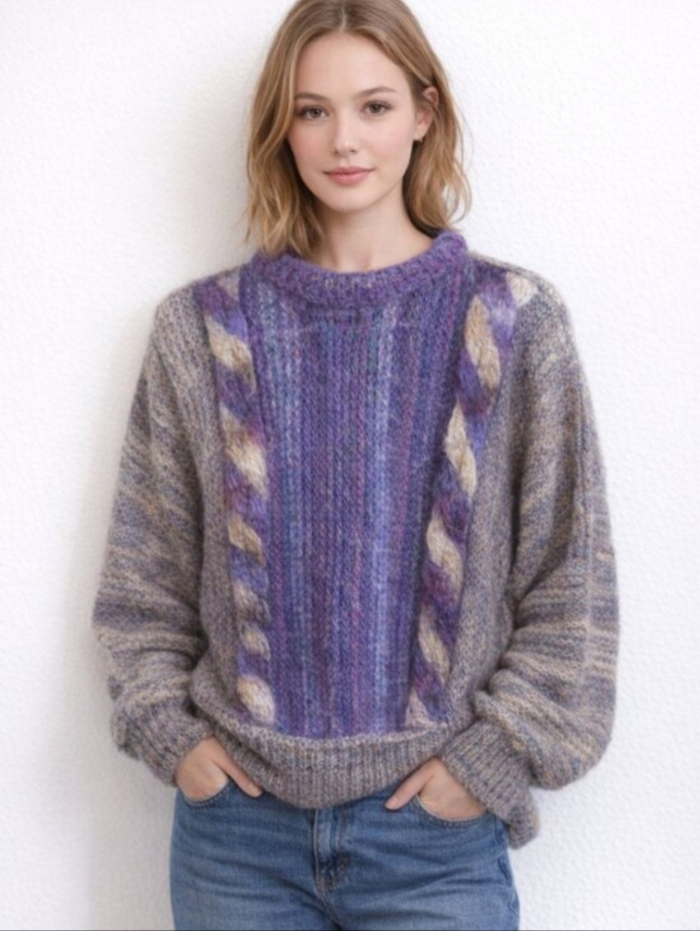 Vintage Nina Ricci Mohair‑Blend Sweater RARE FIND! Offers Welcome!